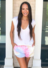 Seychelles Satin Frayed Hem Tee-White-Hand In Pocket
