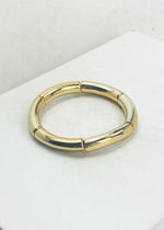 Gold Acrylic Stack Bracelet-Hand In Pocket