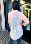BB Dakota Tie Dye for Tunic Button Up Blouse-***FINAL SALE***-Hand In Pocket