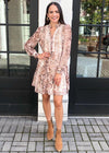 Karlie "Mika" Snake Print Tiered Shift Dress ***FINAL SALE***-Hand In Pocket