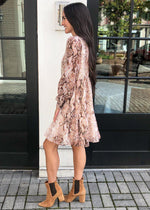 Karlie "Mika" Snake Print Tiered Shift Dress ***FINAL SALE***-Hand In Pocket