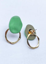 Tropea Post Earrings- Mint-***FINAL SALE***-Hand In Pocket