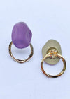 Tropea Post Earrings-Plum-***FINAL SALE***-Hand In Pocket