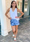 Bobi Smocked Waist Gauze Shorts-***FINAL SALE***-Hand In Pocket