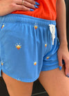 PJ Salvage Suns Out Shorts- Bright Blue ***FINAL SALE***-Hand In Pocket