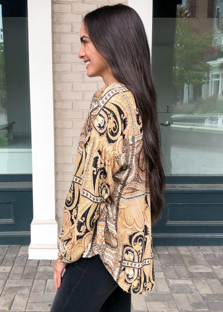 Santa Rosa Peasant Blouse-***FINAL SALE***-Hand In Pocket