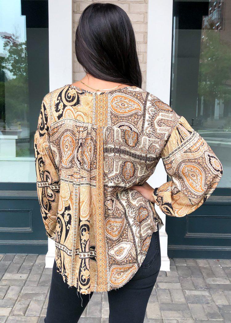Santa Rosa Peasant Blouse-***FINAL SALE***-Hand In Pocket