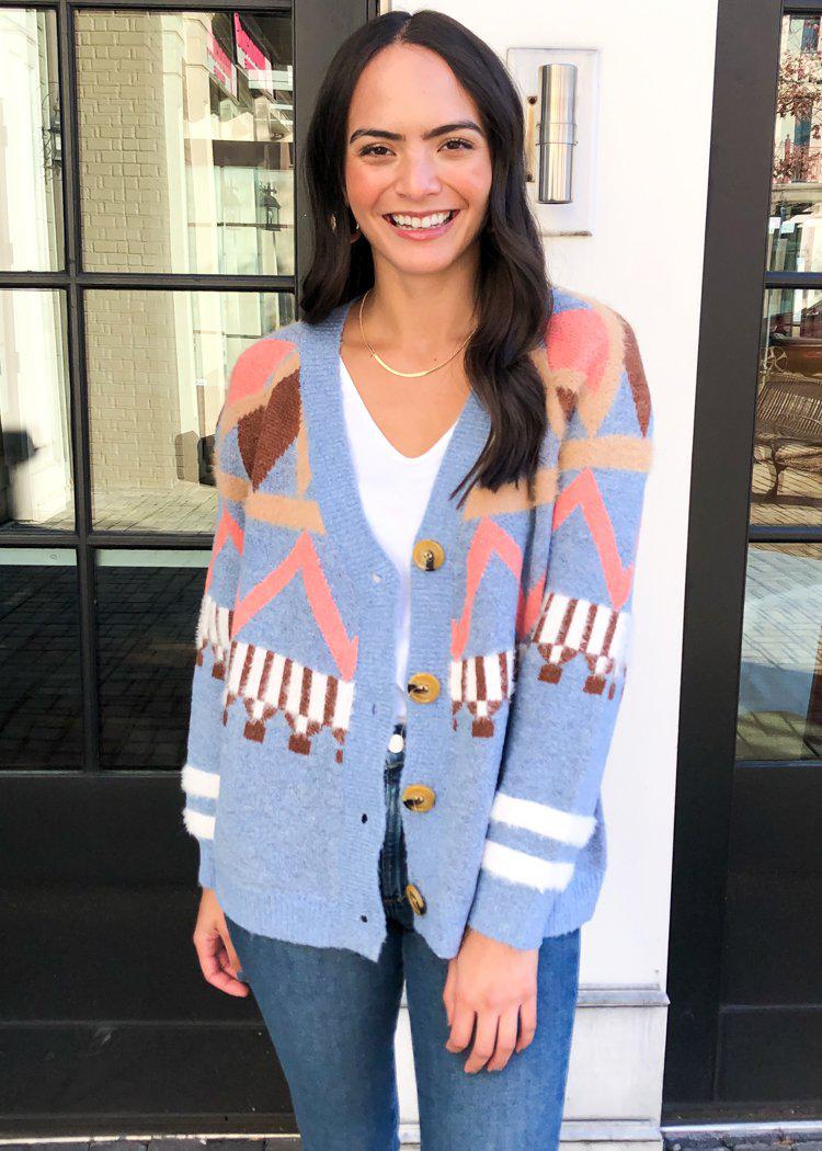 Telluride Patchwork Cardigan-Hand In Pocket