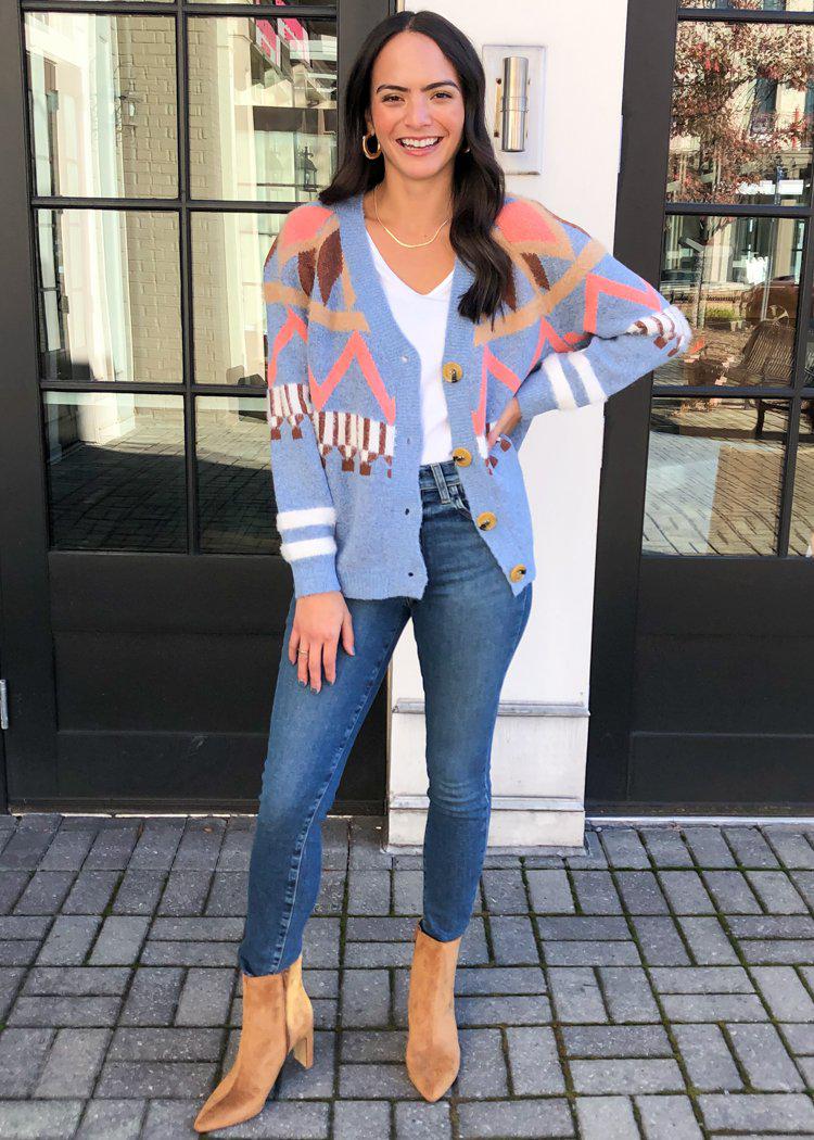 Telluride Patchwork Cardigan-Hand In Pocket