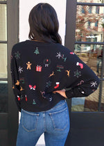 Chaser Holiday "Stitches" Pullover-***FINAL SALE***-Hand In Pocket