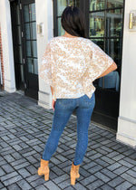Buddy Love Dave Short Sleeve Kimono Top - Cowhide-Hand In Pocket