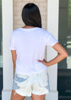 Z Supply The Classic Skimmer Crop Tee - White-Hand In Pocket