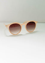 AJ Morgan I Catalina Modern Lennon Sunglasses-Champagne-Hand In Pocket