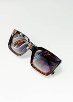 AJ Morgan Realm Retro Square Frame Sunglasses-Tortoise-Hand In Pocket