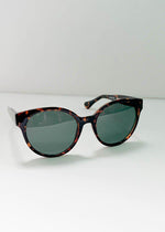 AJ Morgan Millie Modern Cat Eye Sunglasses-Tortoise-Hand In Pocket