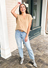 Carly Cap Sleeve Sweater Vest ***FINAL SALE***-Hand In Pocket