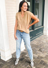 Carly Cap Sleeve Sweater Vest ***FINAL SALE***-Hand In Pocket
