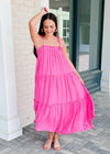 Grayton Tiered Maxi - Hot Pink-Hand In Pocket