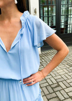 Buddy Love Roxy Mini Dress - Powder Blue-Hand In Pocket