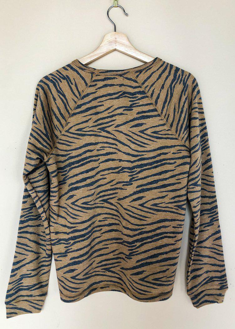 PJ Salvage Wild One Pullover- Tiger-Hand In Pocket