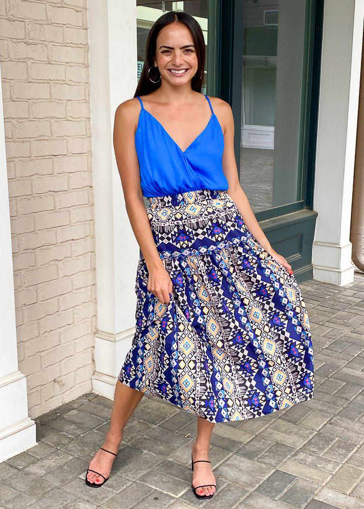 Lucca Tiered Midi Skirt ***FINAL SALE***-Hand In Pocket