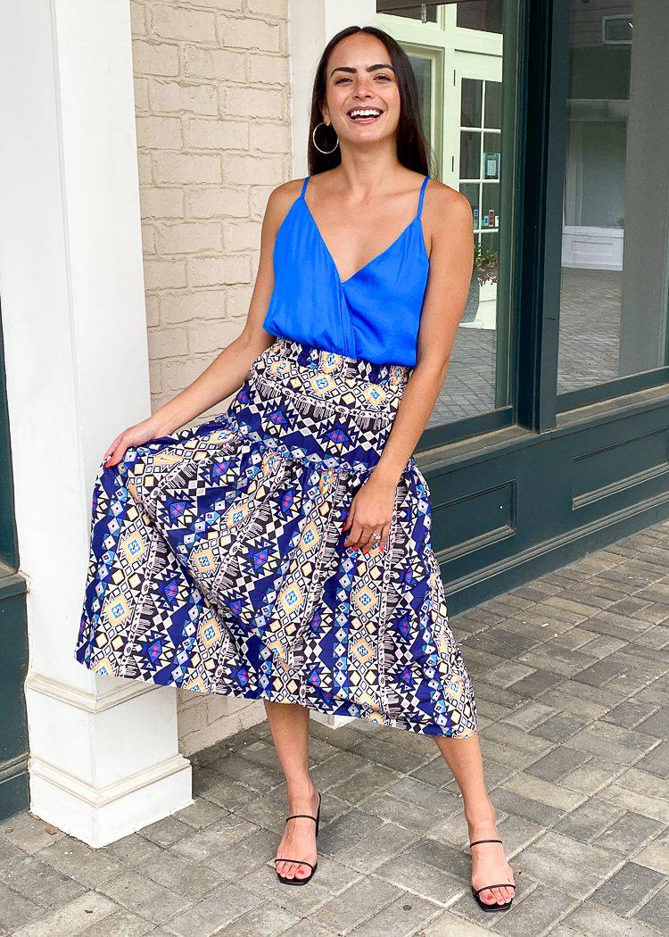 Lucca Tiered Midi Skirt ***FINAL SALE***-Hand In Pocket