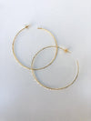 Prime Gold Hoops - Gold-Hand In Pocket