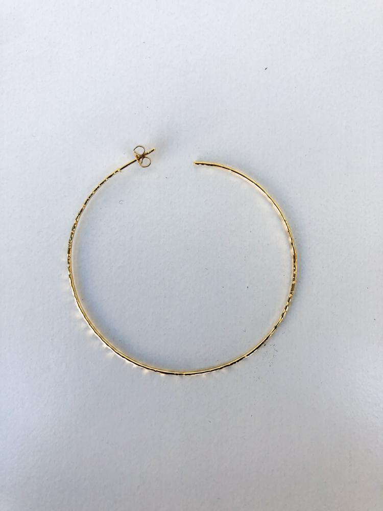 Prime Gold Hoops - Gold-Hand In Pocket