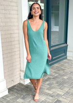 Kamari Knit Dress - Green Bay-Hand In Pocket