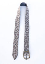 JJ Winters Kacey Belt - Silver Leopard-Hand In Pocket