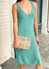 Kamari Knit Dress - Green Bay-Hand In Pocket