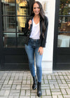 Chaser Stretch Cotton Twill Hooded Blazer-***FINAL SALE***-Hand In Pocket
