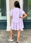 Karlie Wisteria Tiered Dress-Hand In Pocket