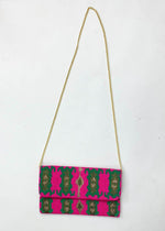 Flores Beaded Clutch-Hand In Pocket