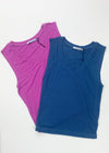 Michael Stars Sofie Crop V Neck Tank - Set- ***FINAL SALE***-Hand In Pocket