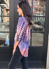 Velvet Heart Riley Button Down Top -Tie Dye-Hand In Pocket