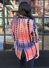 Velvet Heart Riley Button Down Top -Tie Dye-Hand In Pocket