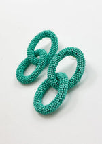 Solmar Link Hoops- Mint-Hand In Pocket