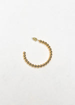 BRACHA Roma Large Ball Hoops -Gold-Hand In Pocket