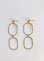 Selene Pave Oval Drops-Hand In Pocket