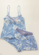 PJ Salvage Luxe Floral Short - Ice Blue-Hand In Pocket