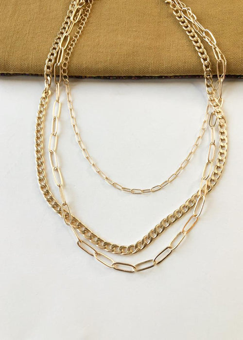 Nadia Layered Necklace-Hand In Pocket