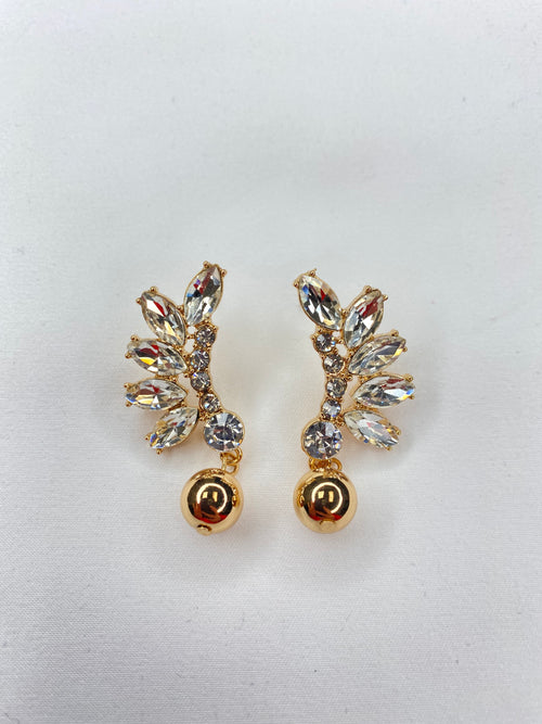 Colliers Wing Earring Ball Drop-Gold-Hand In Pocket