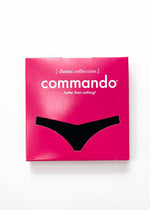 Commando Classic Solid Bikini - Black-Hand In Pocket