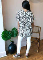 Karlie Bondi Tunic-Leopard Print-Hand In Pocket
