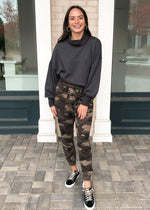 Z Supply Ellis Mock Neck Pullover-Hand In Pocket