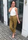 Velvet Heart Jemmy Linen Blend Joggers-Hand In Pocket