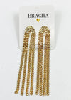 Bracha Molly Chain Drop Earring-Hand In Pocket