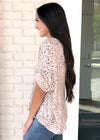 Karlie "Sabi" Leopard Print Essential V Neck Blouse-***FINAL SALE***-Hand In Pocket