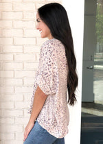 Karlie "Sabi" Leopard Print Essential V Neck Blouse-***FINAL SALE***-Hand In Pocket